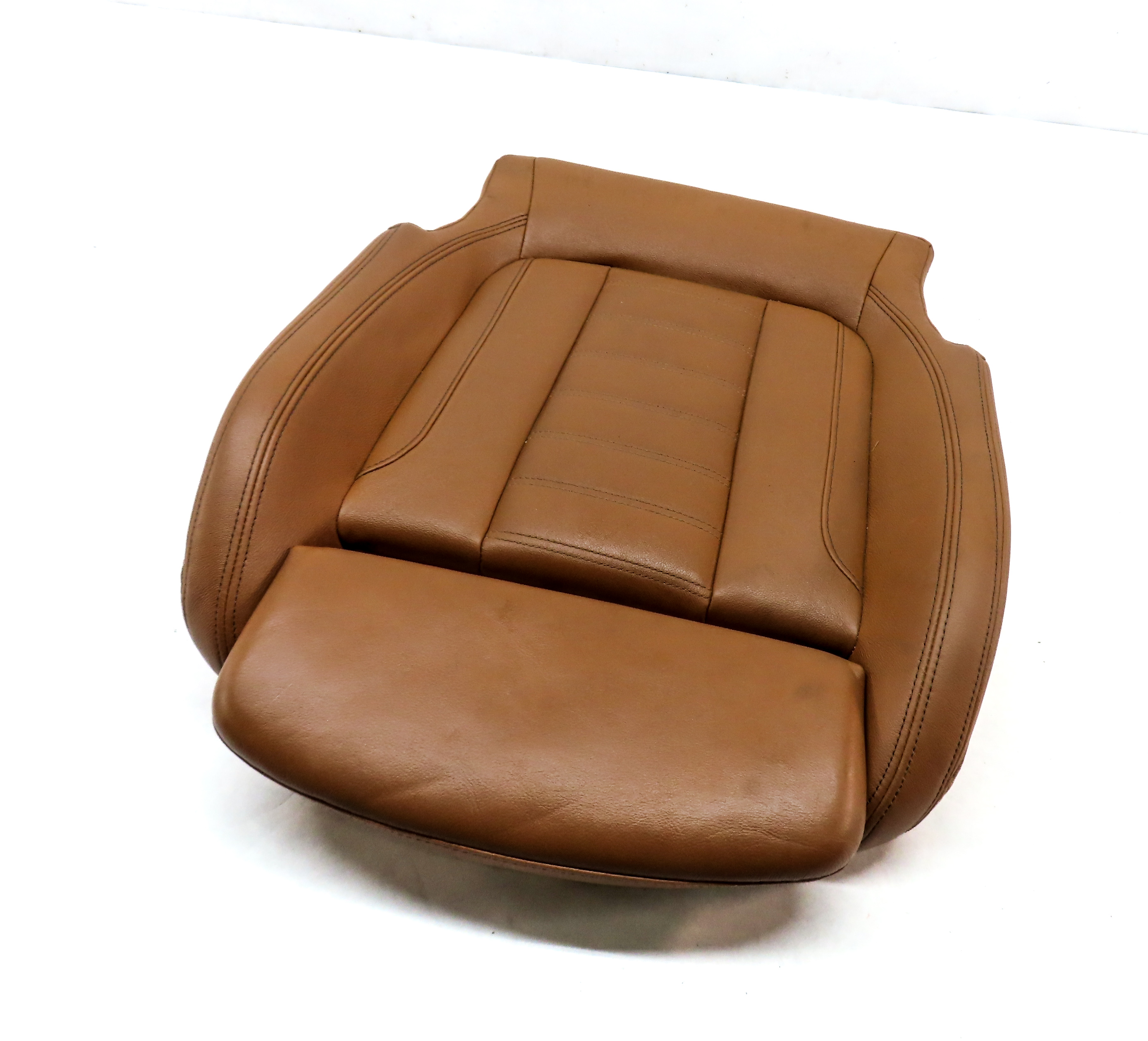 2020 BMW X3 (G01) FRONT RIGHT PASSENGER LOWER HEATED SPORT SEAT CUSHION (COGNAC) — exact item pictured
